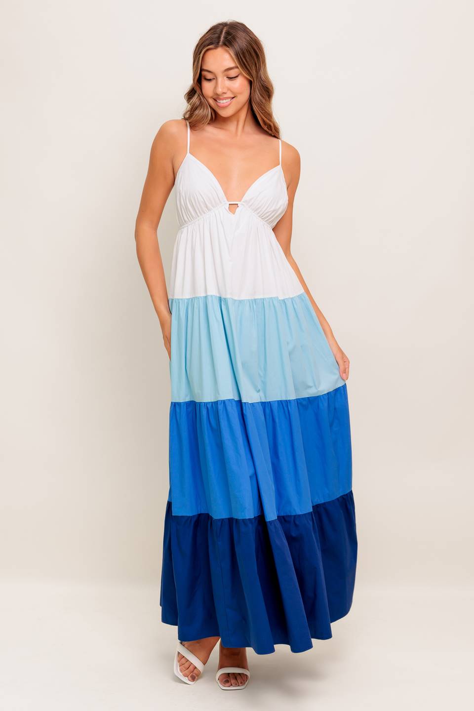 CRUISE MODE WOVEN MIDI DRESS Flying Tomato